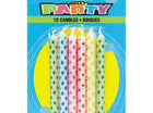 Diamond Dot Birthday Candles (10ct) - SKU:1913C - UPC:011179019137 - Party Expo