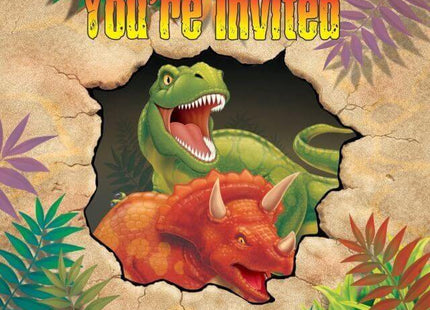 Dino Blast Invite - SKU:895012 - UPC:073525935867 - Party Expo