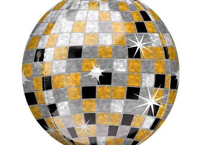 Disco Ball Orbz Balloon - SKU:97872 - UPC:026635401104 - Party Expo