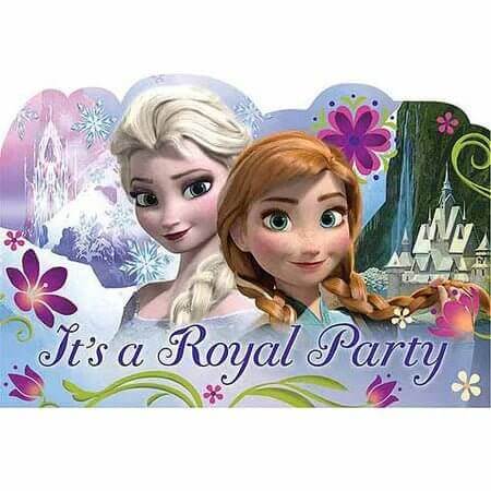 Disney Frozen Invitations - SKU:491416 - UPC:013051495848 - Party Expo