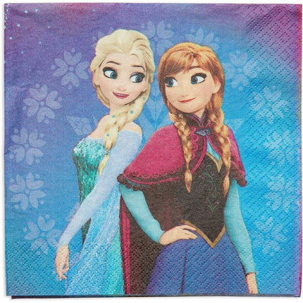 Disney Frozen Magic Paper Lunch Party Napkins (16ct) - SKU:511619 - UPC:013051636364 - Party Expo
