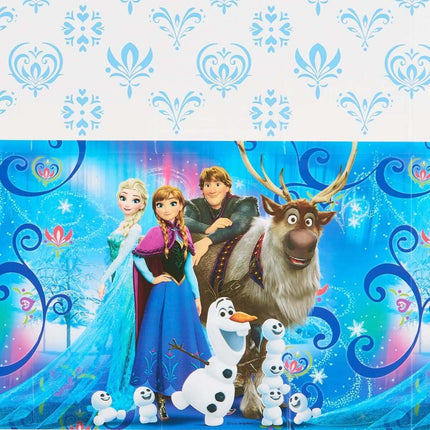 Disney Frozen Magic Plastic Tablecover - SKU:571619 - UPC:013051636371 - Party Expo