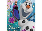 Disney Frozen Thank You Notes - SKU:481416 - UPC:013051495817 - Party Expo