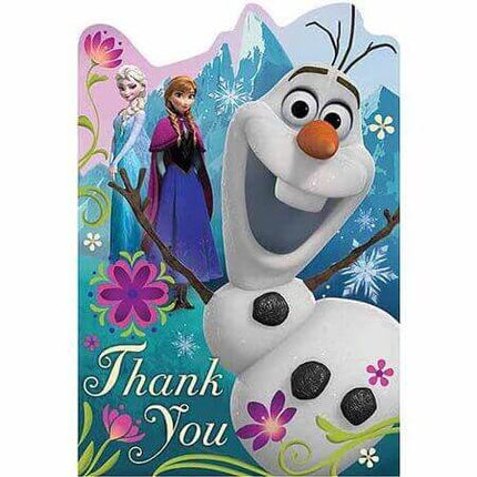 Disney Frozen Thank You Notes - SKU:481416 - UPC:013051495817 - Party Expo