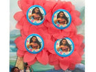 Disney Moana Flower Hair Clips - SKU:59828 - UPC:011179598281 - Party Expo