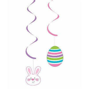 Dizzy Danglers Bunny / Eggs - Multicolor - SKU:328289 - UPC:039938462635 - Party Expo
