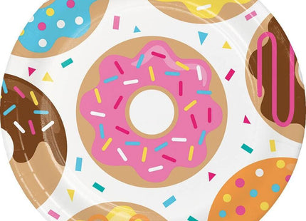 Donut Time - 9" Dinner Plates (8ct) - SKU:322296 - UPC:039938390211 - Party Expo