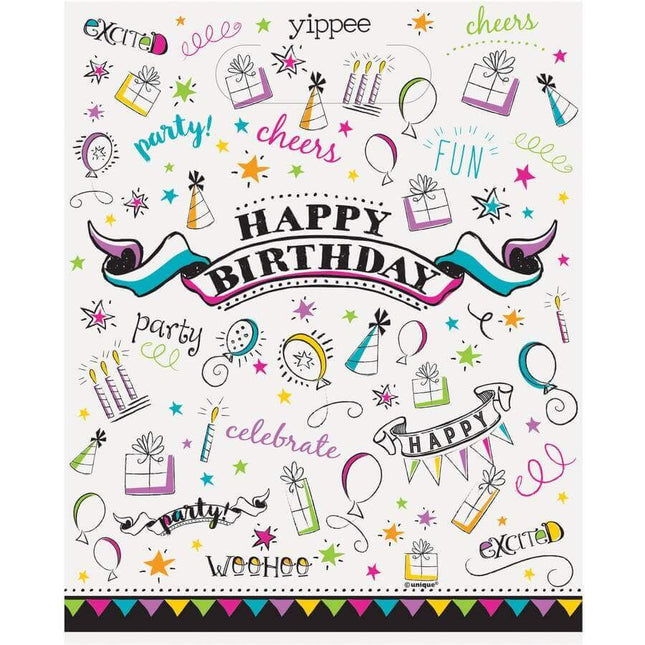 Doodle Birthday Loot Bags - SKU:52183 - UPC:011179521838 - Party Expo