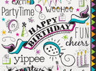 Doodle Birthday Lunch Napkins - SKU:52172 - UPC:011179521722 - Party Expo