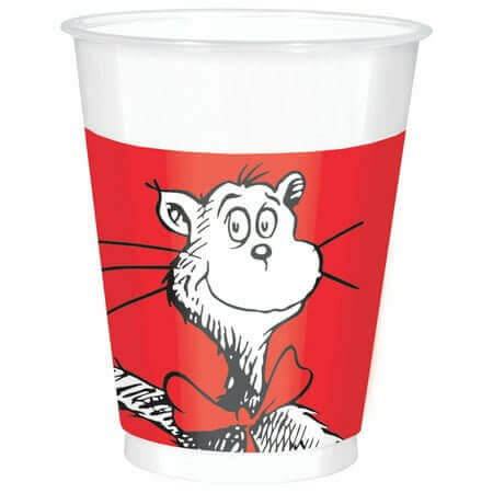 Dr. Seuss - 16oz Plastic Cups (25ct) - SKU:420208 - UPC:192937215739 - Party Expo