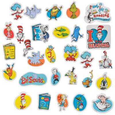 Dr. Seuss - Birthday Party and Classroom Book Cutouts - SKU:849149 - UPC:809801793964 - Party Expo