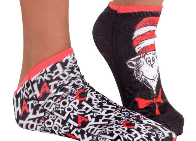 Dr. Seuss - "The Cat In The Hat" Socks for Kids - SKU: - UPC:809801794169 - Party Expo