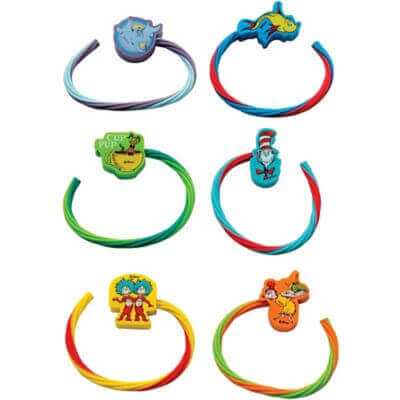 Dr. Seuss - Eraser Bracelet - SKU:83188 - UPC:603250700135 - Party Expo