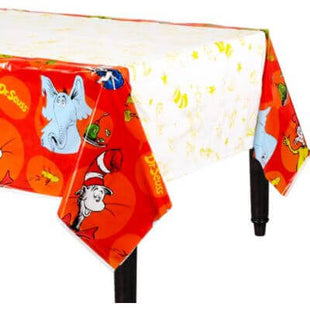 Dr. Seuss - Plastic Tablecover - SKU:571734 - UPC:013051709662 - Party Expo