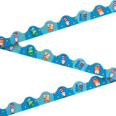 Dr. Seuss - "The Cat In The Hat" Bulletin Board Border (37ft) - Party Expo