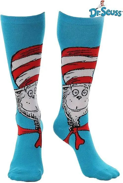 Dr. Seuss - "The Cat In The Hat" Knee High Costume Socks Party Expo  