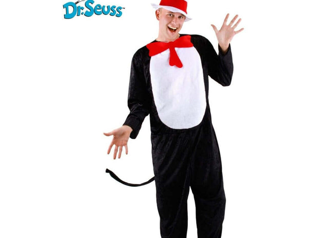 Dr. Seuss - "The Cat In The Hat" Men's Costume - (L/XL) - SKU:403360 - UPC:618480005363 - Party Expo