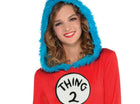 Dr. Seuss Thing 1& 2 Hooded Long Sleeve Dress (Adult Standard) - SKU:849241 - UPC:809801794930 - Party Expo