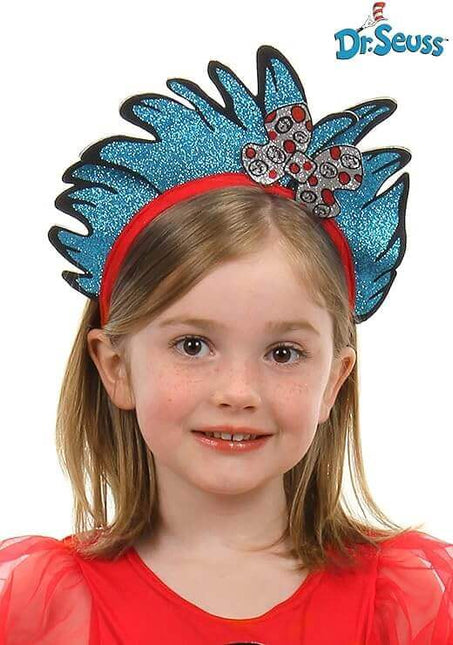 Dr. Seuss - Thing 1 & Thing 2 Costume Glitter Headband - Party Expo