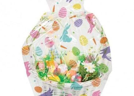 Easter Cello Basket Bags w/ Twist Ties - SKU:35-6170 - UPC:039938865450 - Party Expo