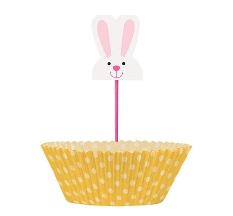 Easter Cupcake Baking Kit for 24 Cupcakes - SKU:62662 - UPC:011179626625 - Party Expo