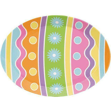Easter Egg Tray - Multicolor - SKU:335574 - UPC:039938550592 - Party Expo
