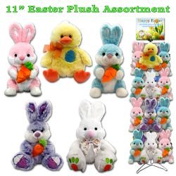 Easter Plush Animals - SKU:2212-A7215FD - UPC:702210072159 - Party Expo