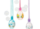 Egg-Shape Bubble Bottle Necklaces - Party Favors (12pcs) - SKU:24/914 - UPC:780984494704 - Party Expo