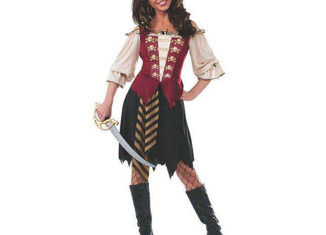 Elegant Pirate Adult Costume - (Standard) - SKU:810031 - UPC:883028002603 - Party Expo