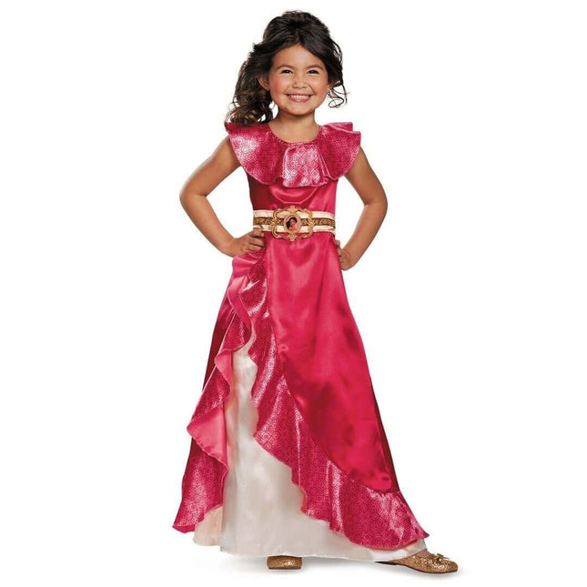 Elena Adventure Dress Classic Costume - M (7-8) - SKU:11007K - UPC:039897110882 - Party Expo