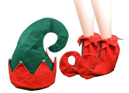 Elf Shoes & Hat Set - SKU:3L-4/1241 - UPC:780984382841 - Party Expo