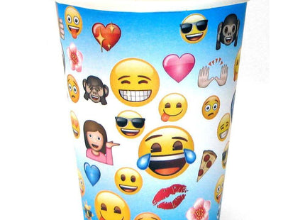 Emoji Cups (8 count) - SKU:50605 - UPC:011179506057 - Party Expo