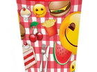 Emoji Summer Picnic Food Plastic Cup - SKU:50565 - UPC:011179505654 - Party Expo