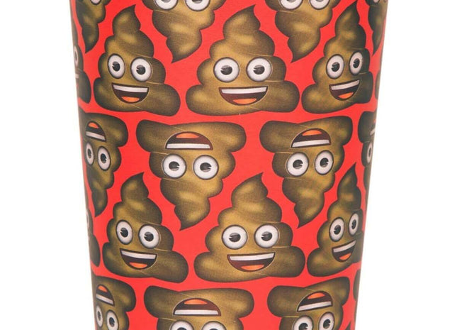 Emoji Poop Plastic Cup - SKU:50597 - UPC:011179505975 - Party Expo
