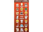 Emoji Sayings Puffy Sticker Sheet - SKU:50579 - UPC:011179505791 - Party Expo