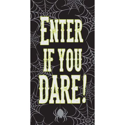 "Enter If You Dare" Halloween Door Decoration - SKU:324747 - UPC:039938418571 - Party Expo
