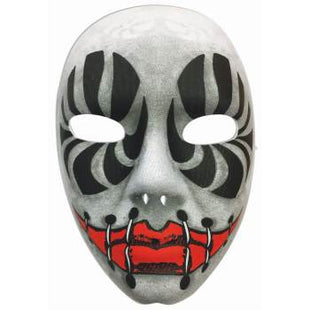 Evil Eyes Clown Half Mask - SKU:77395 - UPC:721773773952 - Party Expo