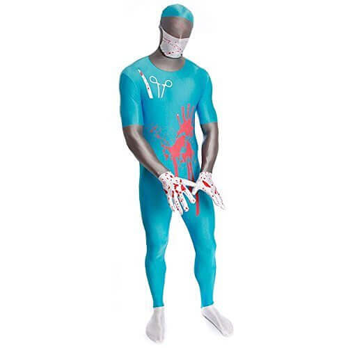 Evil Surgeon Adult Morphsuit - Large - SKU:78-0015L - UPC:816804015764 - Party Expo