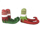 Fabric Elf Shoes Decoration (1 count) - SKU:30059505 - UPC:889092577313 - Party Expo
