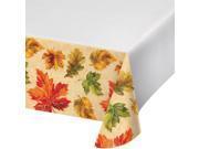 Fall Flourish - Border Printed Tablecover - SKU:333343 - UPC:039938523626 - Party Expo