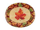 Fall Flourish - Oval Luncheon Platter - SKU:333339 - UPC:039938523589 - Party Expo