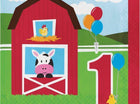 Farmhouse Fun 1st Birthday Lunch Napkin - SKU:661506 - UPC:039938112561 - Party Expo