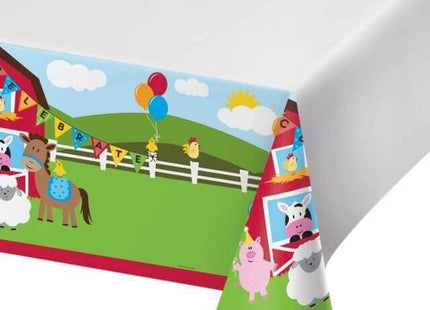 Farmhouse Fun Plastic Table Cover - SKU:725506 - UPC:039938112608 - Party Expo