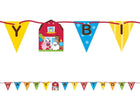 Farmhouse Fun Ribbon Banner - SKU:291506 - UPC:039938123628 - Party Expo