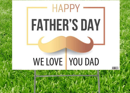 Father's Day Yard Sign - SKU:3613 - UPC:082033036133 - Party Expo