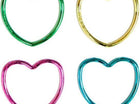 Favor - Shiny Heart Bracelets (12 Count) - SKU:84797 - UPC:011179847976 - Party Expo