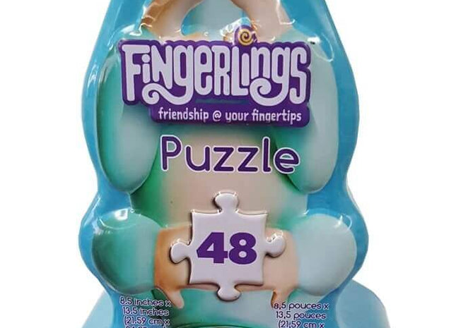 Fingerlings Monkey Shaped Puzzle Tin - SKU:6045257 - UPC:778988165027 - Party Expo