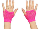 Fishnet Fingerless Wrist Glove (1 piece) Multicolors: Green,Blue, Purple, Pink or Green - SKU:CO-FINWR - UPC:097138705181 - Party Expo