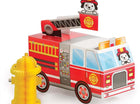 Flaming Fire Truck Centerpiece - SKU:332201 - UPC:039938508012 - Party Expo