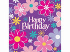 Floral Happy Birthday Loot Bags - SKU:40283 - UPC:011179402830 - Party Expo